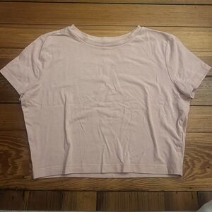 NWOT Wild fable pastel pink crop top sized extra large